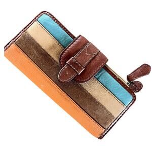 Fossil Leather Multi-compartment Ladies Wallet
